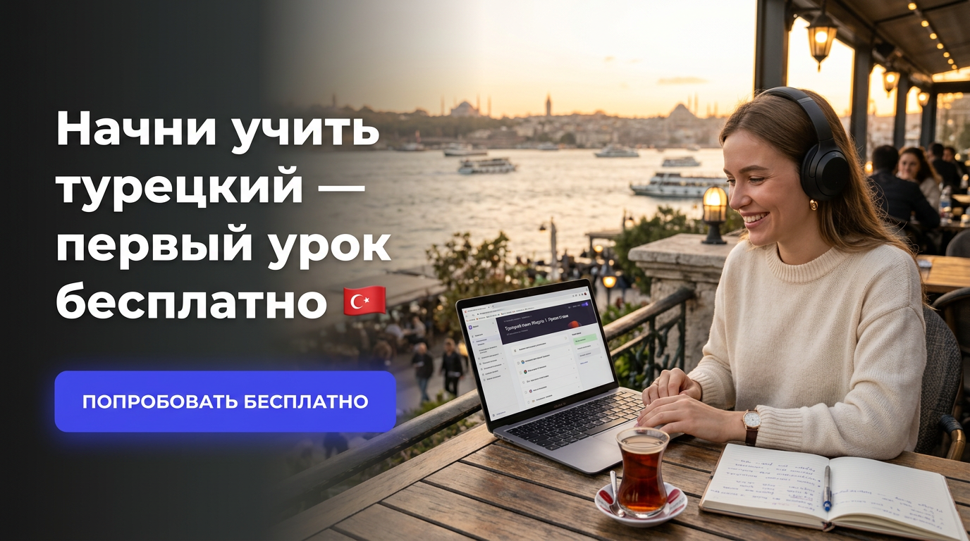 Начни учить турецкий — первый урок бесплатно